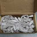 Christmas Lights 50 LED 17FT Commercial Mini LED String Lights, 120V UL, White Wire Xmas Lights for Indoor & Outdoor Use, Holiday Party Decorations,Trees, Light Displays (Warm White)