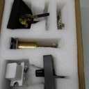Matte Black Door Knobs with Deadbolt Set, Black Front Door Lock Set Exterior Entry Door Knob Door Handles with Key, Keyed-Alike