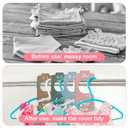 4 x 8pcs Wooden Baby Wardrobe Dividers - Double-Sided Multi-Color Infant Clothes Organizer from Newborn to Toddler