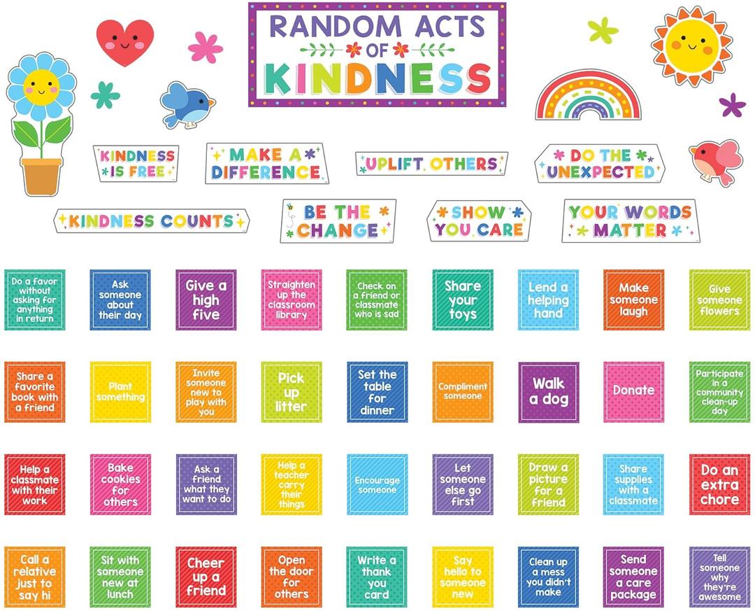 Teacher Created Resources Colorful Random Acts of Kindness Bulletin Board (TCR8328)