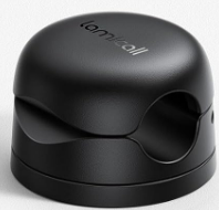 3 Pack Rotatable Cord Organizer, Spring Cable Clips - Lamicall [1s Lock] Cord Holder, Desk Phone Charger Cable Management, Adhesive Wire Organizer Keeper for Nightstand, Home Office Accessories