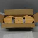 Porcelain Condiment Jar Spice Container with Bamboo Lids & Tray, Ceramic Serving Spoon, Set of 3, White, 170ML(5.8 OZ), Perfect Spice Storage for Home, Kitchen