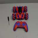 Punieayi Spider Remote Control Car, 2.4Ghz RC Cars with Headlight Double Sided Off-Road 360° Rotating Rechargeable 4WD RC Stunt Car Indoor Outdoor Spider Toys for Boys 4-6 5-7 8-13