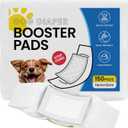 Disposable Dog Diaper Liners Booster Pads for Male & Female Dogs - 150ct | Diaper Inserts fit Most Washable Dog Wraps and Belly Bands,Long