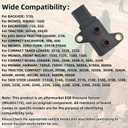 EGR Pressure Sensor MIU803774 for John Deere 310L 50G 331G 204L 75G 7400A - Replaces 129978-12700 MIU802107 MIU802948 A-MIU803774 - Direct Fit, High Precision Sensor