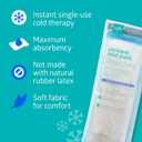 Medline 2-in-1 Absorbent Perineal Pad and Instant Cold Ice Packs for Postpartum Care (8 Count). Ready-to-use Essential for After Delivery, Maternity, Postpartum Care