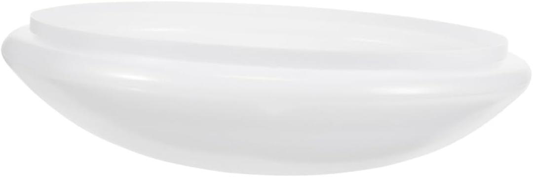 COOLHIYA Ceiling Light Cover Durable Dome Shade for Soft Even Lighting Living Room Bedroom Kitchen and Office Spaces Minimalist Design Easy to Install (31.50X31.50X8.00CM)