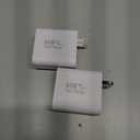 USB C Fast Charger Block, 60W USBC Wall Charger Plug, 2Pack 5-Port Type C Phone Charging Cubes Power Adapter Multiport Brick for iPhone 17/16/15/14/13/12/11/Pro Max/Plus/Air, iPad mini/Pro,Galaxy S25 (White)