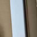 Byliable Folding Table 6FT Narrow Portable Foldable Plastic Heavy Duty Long Table, Fold-in-Half with Carrying Handle for Indoor Outdoor Meeting, Buffet, Party, Wedding, Home Work, 6 Foot, White, 70.9" L X 17.7" W X 29.1" H