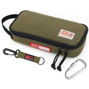 Rough Enough Small Tool Bag Pouch Box EDC Organizer Storage Case for Accessories with Zipper Portable Handle