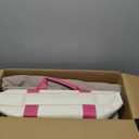 American Mahjong Game Set, Portable Carrying Bag,Acrylic 160 Tiles,Western Mahjong Tiles Set,Complete Ma Jong Set (Pink)