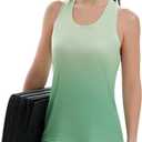 Women's Racerback Workout Tank Tops Breathable Lightweight for Running Yoga Tennis Gym & Summer Casual Wear (M)
