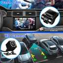 Naifay Double Din Car Stereo with Dash Cam | 7INCH Touchscreen Car Radio Receivers Support with Apple Carplay & Android Auto, Bluetooth, Backup Camera, Mirror Link, Voice Control, SWC, FM/USB/TF/AUX