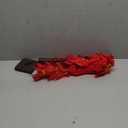 Lvydec Lighted Artificial Poinsettia Flower Tree, 23 Inch Battry Operated Tabletop Christmas Tree Poinsettia Tree for Holiday Home Decoration, Warm White Lights