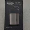 Joseph Joseph Sipp Steel Stainless-steel Travel Mug with Flip-top Cap - 340 ml (12 fl. oz) - Anthracite