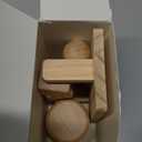 3 Pcs Wooden Hamster Enrichment Toys, Guinea Pig Chew Toys for Syrian & Dwarf Hamsters,Rabbits, Gerbils, Rats, Chinchillas, Small Animals Playing Teeth Grinding Indoor Outdoor