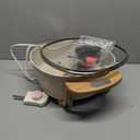 Hot Pot Electric Hot Pot with Divider, Large 6L Nonstick DualSided Shabu Shabu Pot DualFlavor hotpot electric 1500W with Adjustable 5Temperature Control ，Perfect for Family Dinners & Parties