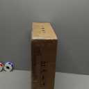 Baveke Ottoman Foot Rest- Bamboo Foldable Stool, Foot Stools Small Ottman with Upholstered & X Legs, Folding Shoe Bench, Bedroom and Living Room (Small Beige) (16.7"D x 12.2"W x 15.4"H)