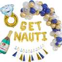 Nautical Bachelorette Party Decorations I Last Sail before the Veil Bachelorette Decorations I Get Nauti Bachelorette Decoration Set