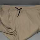 Comdecevis Men's Casual Cargo Pants Workout Joggers Stretch Sweatpants Hiking Drawstring Tactical Pants with Multi Pockets Dark Khaki XXL