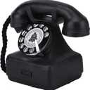 Tbest Rotary Phones for Landline Phone Prop,Fake Telephone Landline Phones for Home Vintage Rotary,Vintage Retro Antique Phone Landline Telephone Home Desk Decor Ornament Photograph Props