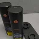 SIMPLETASTE Electric Salt and Pepper Grinder Set with LED Light, Automatic Pepper Mill Shakers with Adjustable Coarseness, One Hand Operation for Kitchen, Dining, Gifting, Space Gray, Battery Operated