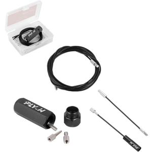Bicycle Internal Cable Routing Tool KitBicycle Carbon Fiber Frame, Bike Di2 Wires Frame Internal Threading Tool, Brake Cable Hose Cable Routing Kit Wire Tube Magnet Lead,Storage Accessories