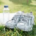 3 x Oval Athletic Shoelaces Half Round Shoe Laces for Sneakers Running Shoes Sport Shoe Strings 23 Color (43"(110cm), Grass Green)