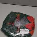 Christmas Car Wreath with LED Lights Artificial Christmas Wreath Accessories for Truck, SUV or Any Car Grille, Xmas Winter Holiday Outdoor Decoration (Mounting Equipment Included) (Green and Red Bells)