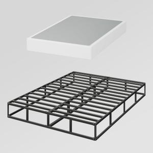 9 Inch King Box Spring, High Profile Metal Mattress Foundation, Easy Clean Cover, Heavy Duty, Noise Free, Easy Assembly