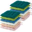 Geetery 12 Pcs Floor Pillows for Kids Bulk Floor Cushions for Classroom 15.7'' Seating Cushions Classroom Pillows Students Reading Corner Tatami Yoga Nursery Daycare (Pastel Color,Square)