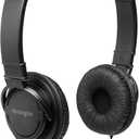 Kensington Classic EQ 3.5mm Headphone, 6 ft (1.8m) Nylon Braided Cord, for School, Kids, Adults, Padded Adjustable Headband, Black (K97602WWB)