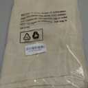 LAMIT Light Filtering Linen Curtains 72 inches Long for Bedroom, Linen Textured Semi Sheer Back Tab and Rod Pocket Boho Drapes for Small Window/Living Room, Cream, 2 Panels, 34 x 72 Inch