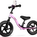 KRIDDO Toddler Balance Bike 2 Year Old, Age 24 Months to 5 Years Old, Early Learning Interactive Push Bicycle with Steady Balancing, Gift Bike for 2-5 Boys Girls, Purple