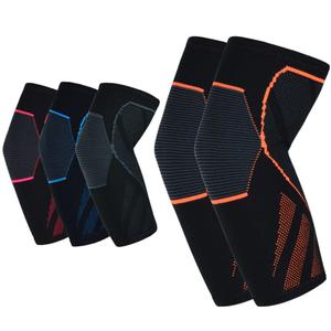 Elbow Compression Sleeve(1 Pair)Tennis Elbow Braces for Tendonitis and Tennis ElbowArm Supports golfer supporttennis elbow relief for women & men,elbow sleeve for weightlifting (Small, Black/Orange)