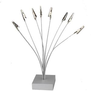 Cube Base 8Branch Tree Style Memo/Card/Paper/Photo Holder Table Number Holder for Wedding Party