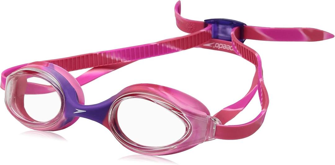 Speedo Kids' Swim Goggles Junior Hyper Flyer Ages 6-14 (Pop Purple)