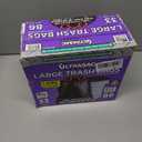 Ultrasac Black Large Heavy Duty Drawstring Trash Bags 33 Gallon 1.4 MIL, 33.5" x 38" - Pack of 86 - For Home, Commercial, Construction, & Outdoor