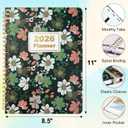 Timart 2026 Planner, January 2026 - December 2026, Weekly and Monthly Planner, Hardcover 2026 Calendar Planner Book with Tabs for Women, Perfect for Office School Home, A4 (8.5" x11")-Green Floral