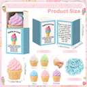 Wettarn 20 Sets Summer Presents Ice Cream Stress Balls with Boxes You are Awesome Party Favors for Employee Coworker Friends Office Positive Desk Decor Summer End of Years Gifts