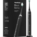 AquaSonic Black Series Electric Toothbrush - Rechargeable, 4 Modes, Travel Case