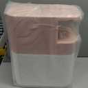 Rubtlamp 22.5-25 Lbs Pink Rice Dispenser, Rice Storage Container, Pink Rice Storage Container with Measuring Cup, Rice HolderBucket for Household Kitchen Rice Soybean Corn