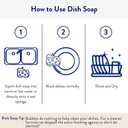 THE CLEAN PEOPLE Liquid Dish Soap - Clean, Simple Ingredients - Extra Scrubbing Power (Fragrance Free) 12 fl. oz (3 Pack)