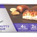 Atkins Endulge Chocolate Nutty Caramel Bar, Dessert Favorite, 2g Sugar, High in Fiber, Keto Friendly, 12 Count (EXP 06/25/25)
