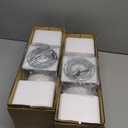 Outdoor Wall Light,Patio Light with Matte White and Tempered Glass Cover, Aluminum Waterproof Wall Mount Cylinder,Up Down Light Fixture for Porch, Backyard,No Bulbs (No Sensor-2 Pack)