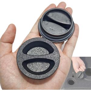 4 Pack Umbrella Base Stand Drain Plug Caps with Sealing Silicone O-Ring, Inlet and Outlet Cover Replacement Parts for Water Fillable Umbrella Base, Sand, Heavy Duty