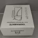 YARRAMATE 2Pcs 16oz/470ml 2 in 1 Oil Sprayer for Cooking with Stickers, Food-grade Glass Oil Spray Bottle, Oil Dispenser and Oil Sprayer for Kitchen, Salad, Frying, BBQ (White & Green)