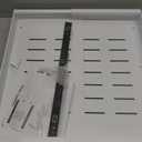 Expandable Cabinet Organizer - Quiet Sliding Pull Out Shelves 12.6"-20.5" for Kitchen (White)