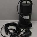 3/4 HP Sump Pump Submersible, 4450 GPH Utility Pump for Clean/Dirty Water Removal, Transfer Water Pump for Swimming Pool Garden Pond Basement, Drain Pump for Draining flooded house backup