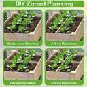 48x24x31IN Elevated Wooden Raised Garden Bed with Legs, Reinforced Large Planter Box for Vegetable Flower Herb Outdoor, Standing Growing Bed forGardening/Backyard/Patio/Balcony, Liner Included